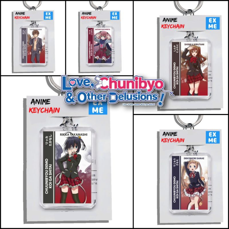 Gantungan Kunci Chuunibyou Demo Koi Ga Shitai - Keychain Love Chuunibyo and other delutions - Ganci 