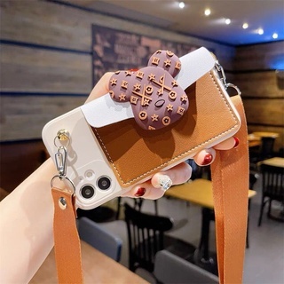 Case dompet tali FH72 EQ03 for Iphone 6 6s 6g 6+ 6s+ 7 8 7+ 8+ X Xs 11 12 13 14 14+ 15 15+ Plus Pro 