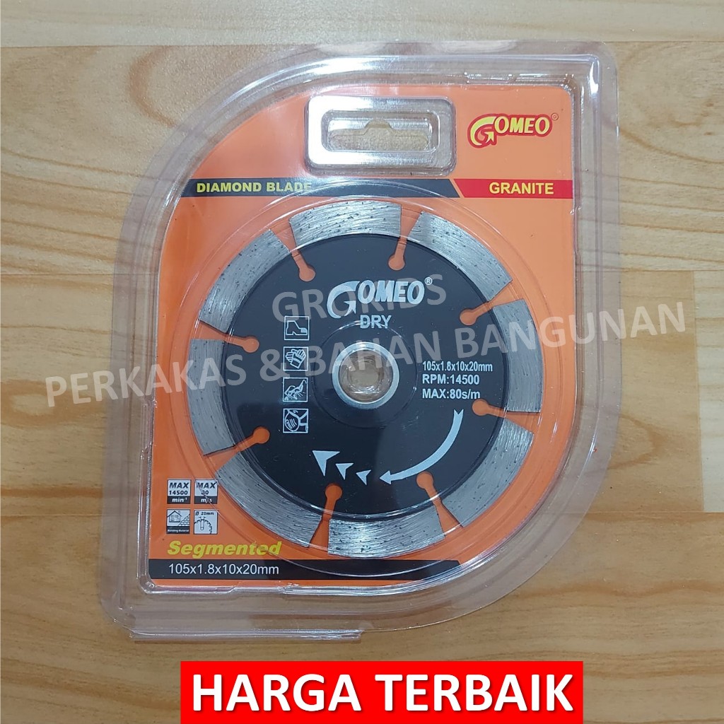 GOMEO Isi Pisau Gerinda Potong Keramik Granit | Pisau Potong Granit Kramik