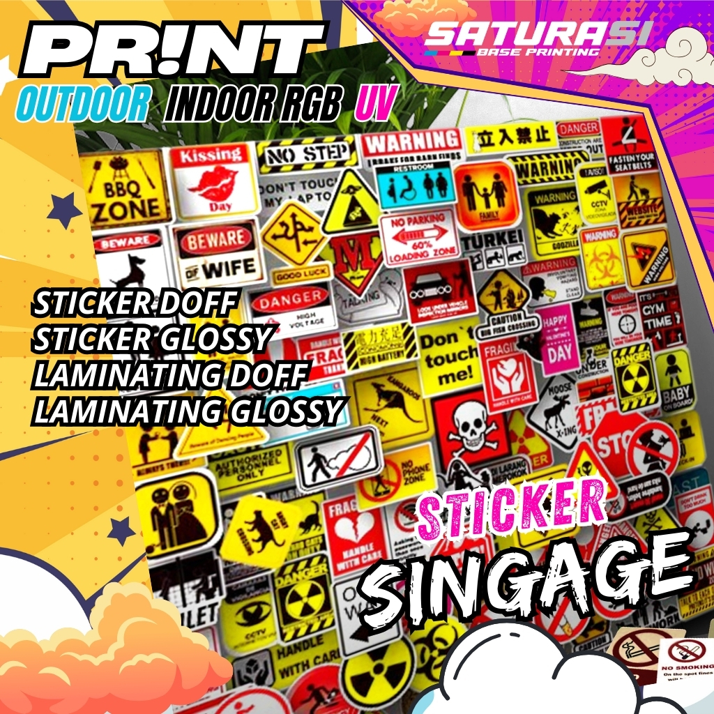 

Stiker Signage Kualitas Outdor