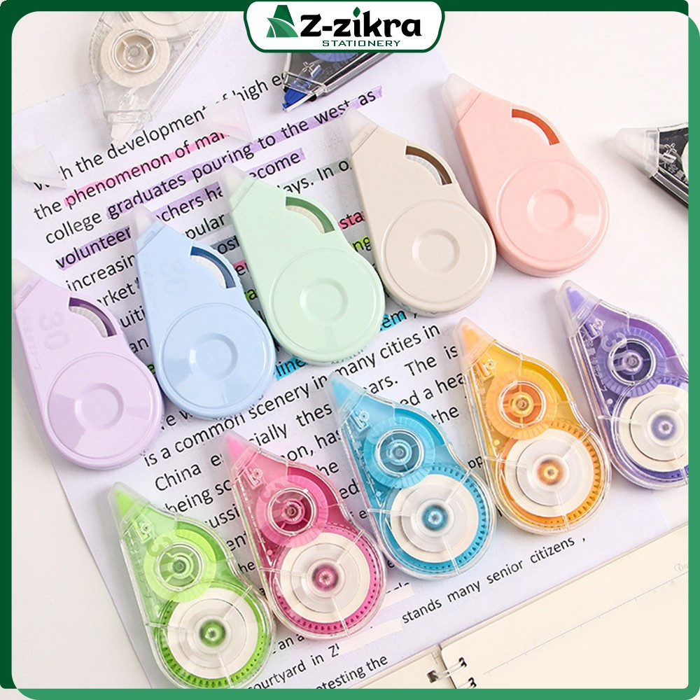 

Tipe X Kertas Roll Correction Tape Polos Serbaguna / Tip Ex Correction Pita Koreksi Perlengkapan Sekolah Anak Az Zikra Stationery A113