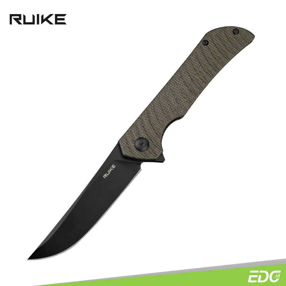 RUIKE P122-MB 14C28N Micarta Black Survival Camping Tool