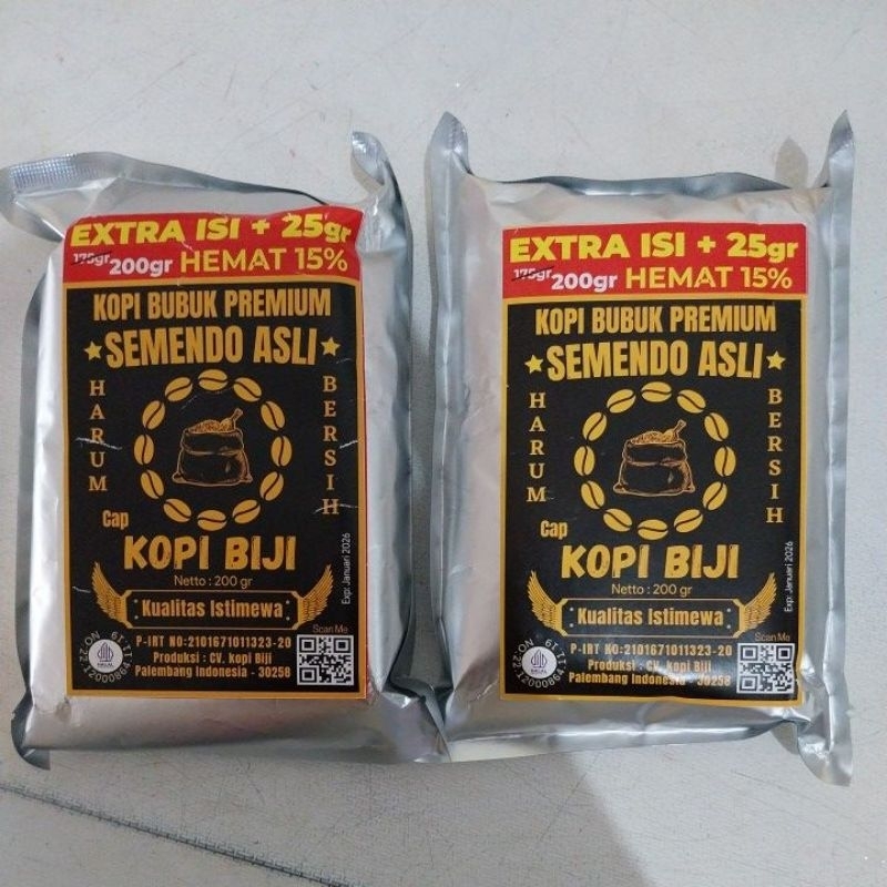 

kopi bubuk semendo asli 200gr