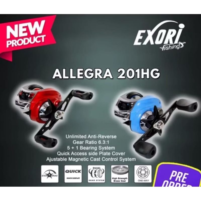 Reel BC Exori Allegra 201HG