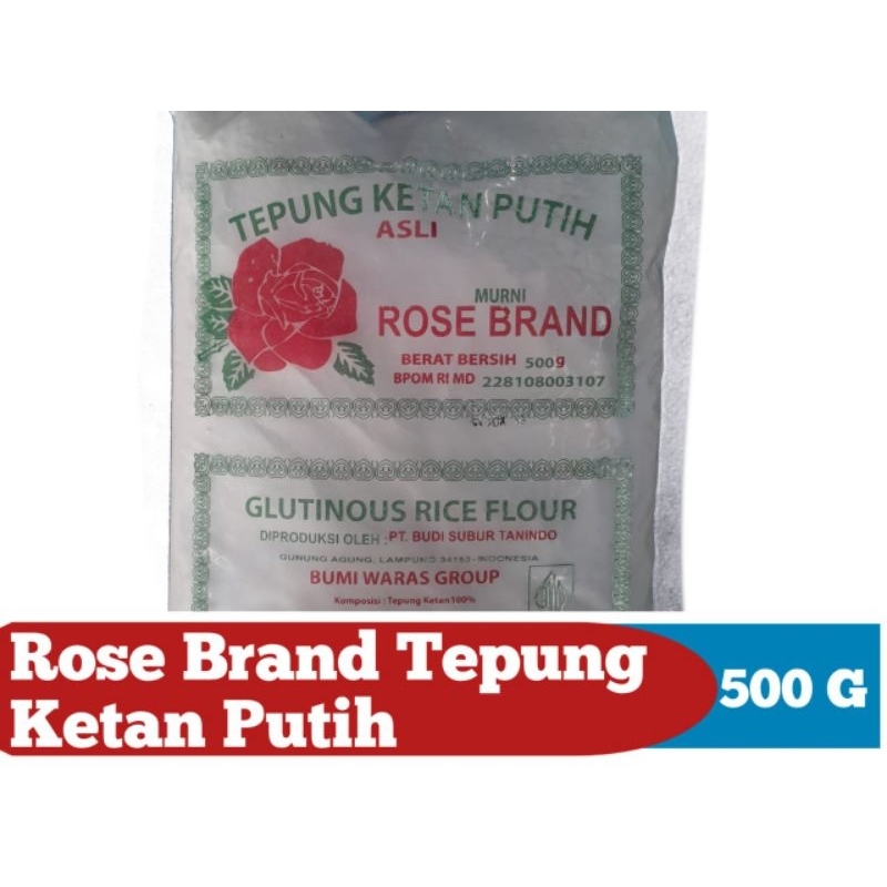 

TEPUNG KETAN PUTIH ASLI MURNI ROSEBRAND 500G