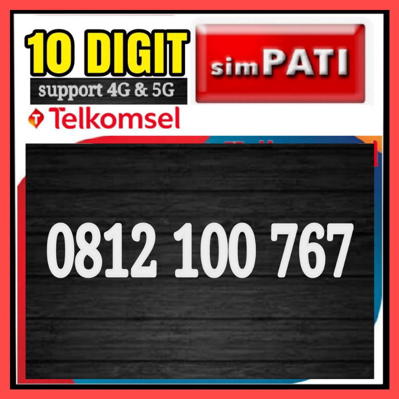 nomor perdana telkomsel 10 digit 0812100767