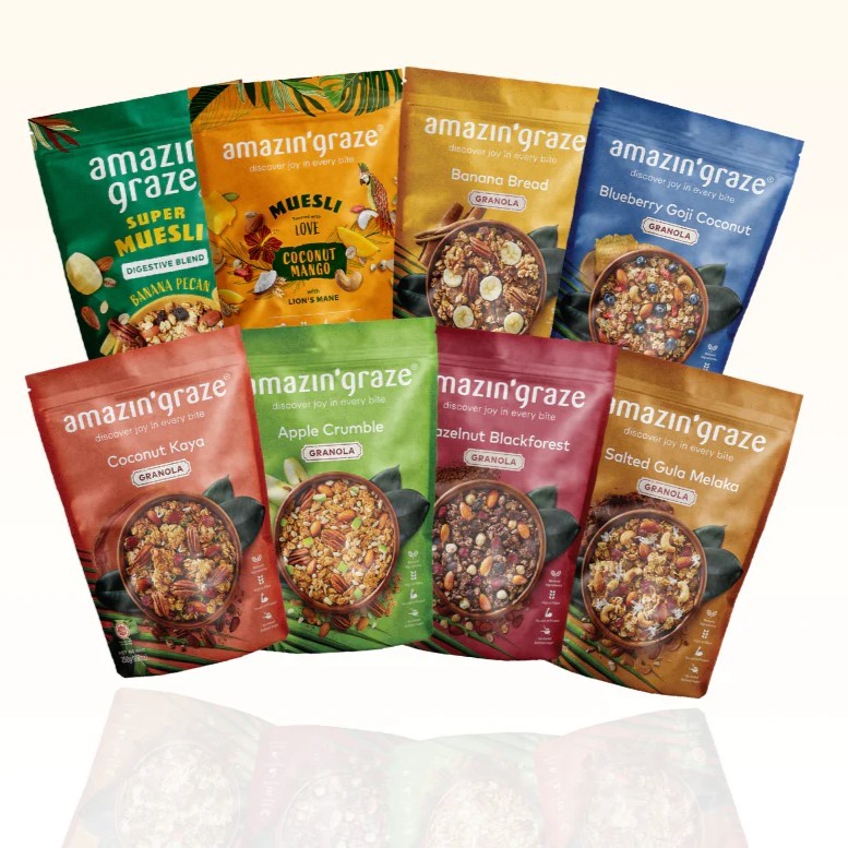 

AMAZIN' GRAZE Granola 250gr imported granola from Malaysia