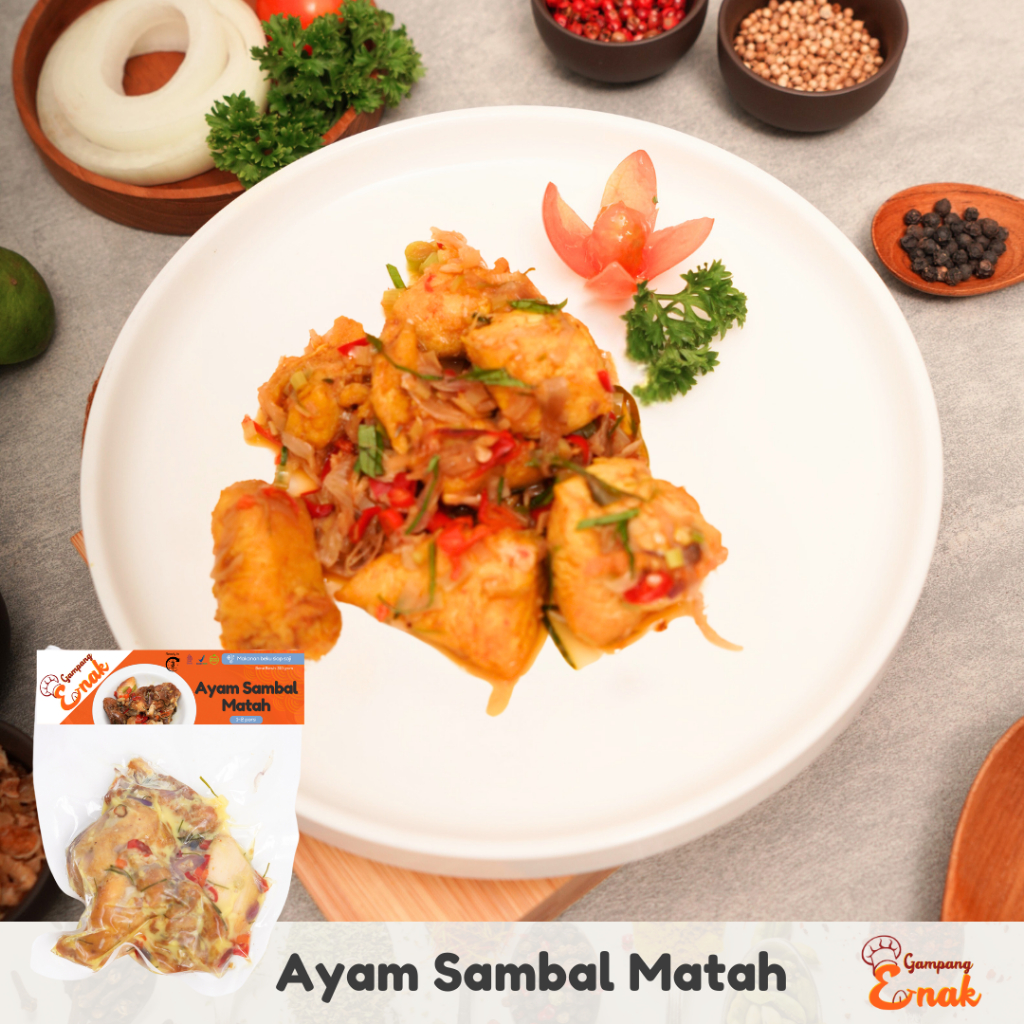 

Gampang Enak Ayam Sambal Matah