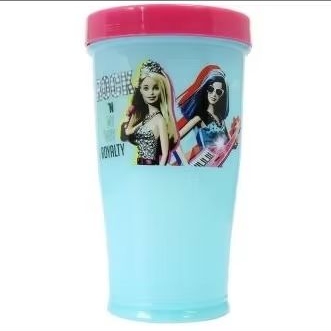 BOTOL MINUM ONYX BARBIE GELAS TUTUP 560ML