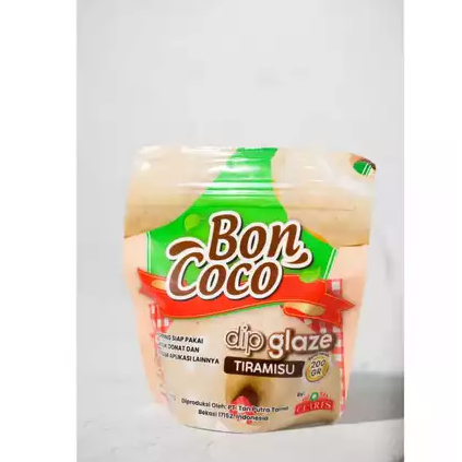 

BONCOCO GLAZE TIRAMISU 200GR UNTUK TOPPING CAKE/ROTI/ DONAT & DEKOR