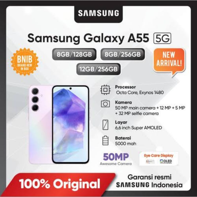 Samsung Galaxy A55 5G - 8GB/128GB
