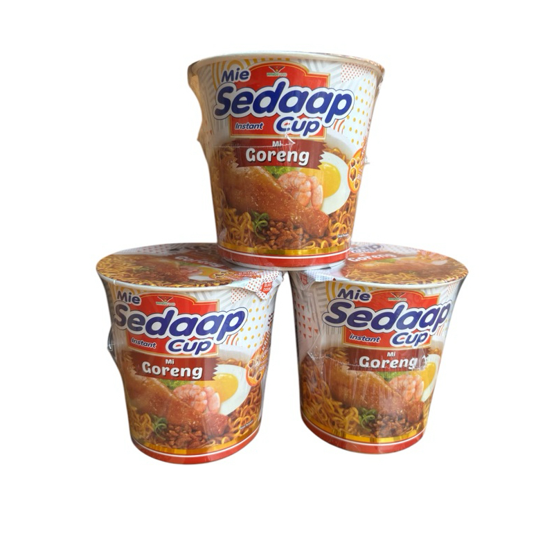 

Sedaap Mie Instan Cup Goreng 81 gr isi 3