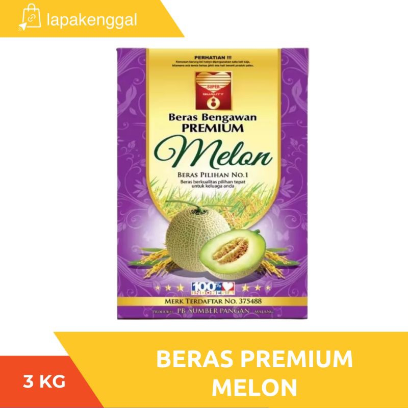 

Beras Premium Melon 3kg