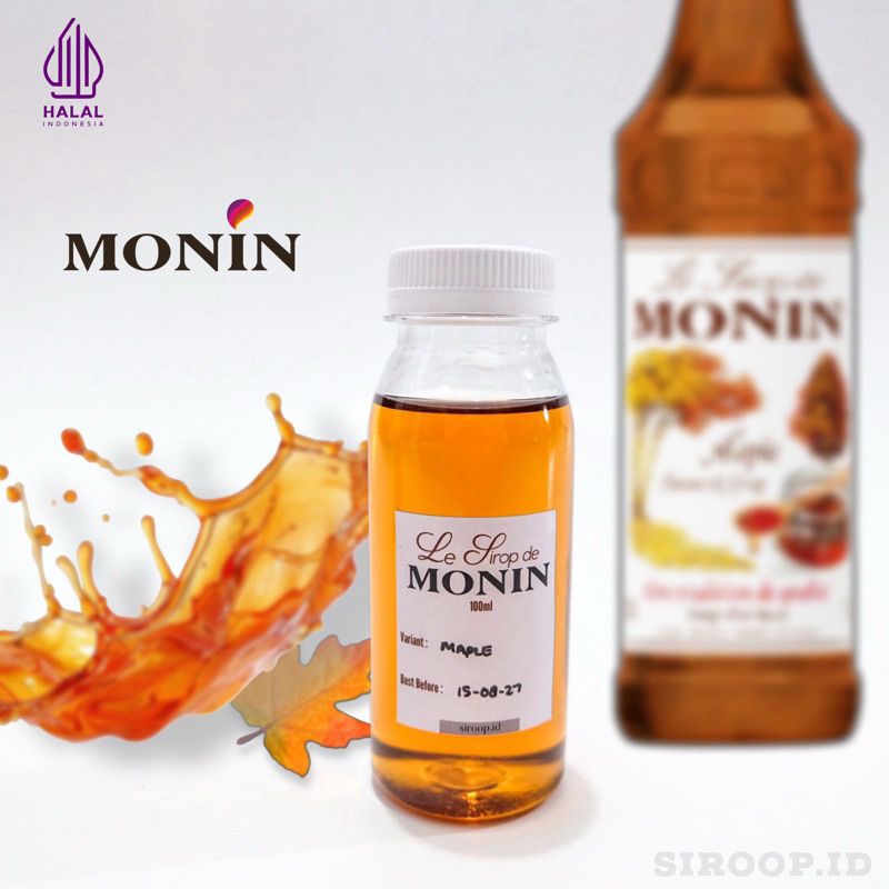 

Monin Maple Syrup Flavour Repack (30ml,75ml,100ml)