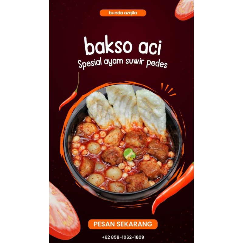

Baso Aci komplit Makanan Instan Murah Halal