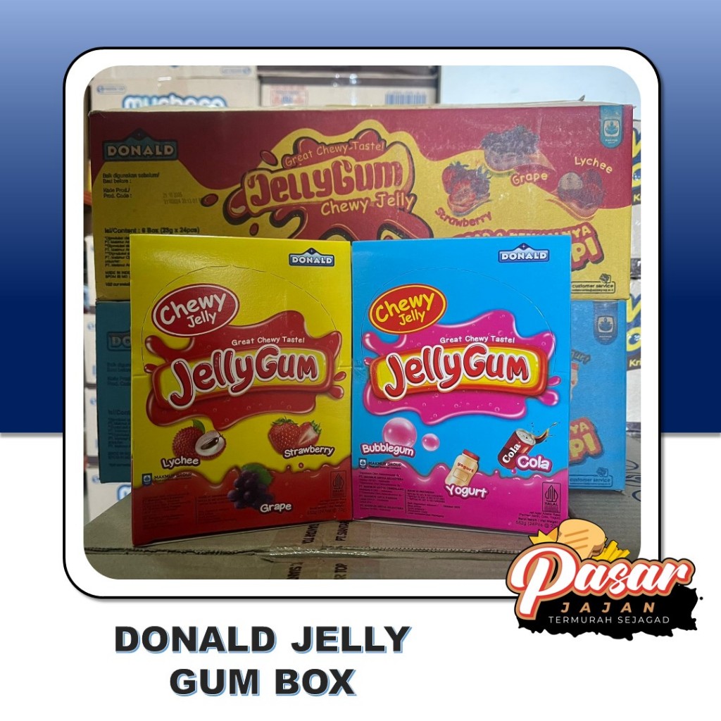 

Donald Jelly Gum Box 23gr x 24pcs