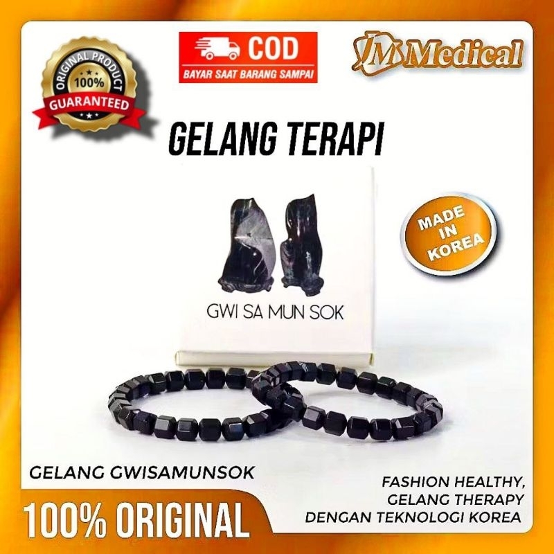 PROMO Gelang Azhikra, Black Jade,  Alsyva Gojeon Tourmaline terapi Kesehatan dijamin ORIGINAL