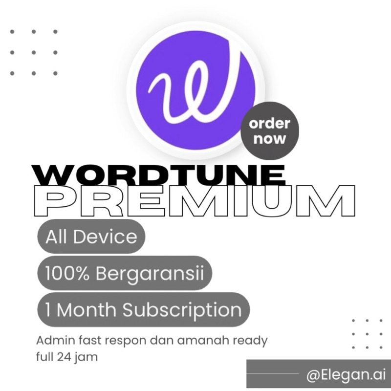 Wordtune Premium Account | alat penulisan berbasis kecerdasan buatan yang dirancang untuk meningkatk