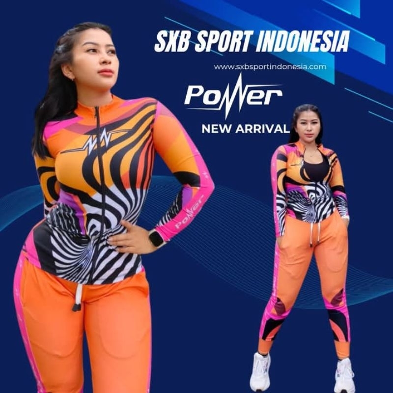 Baju senam sxb power active