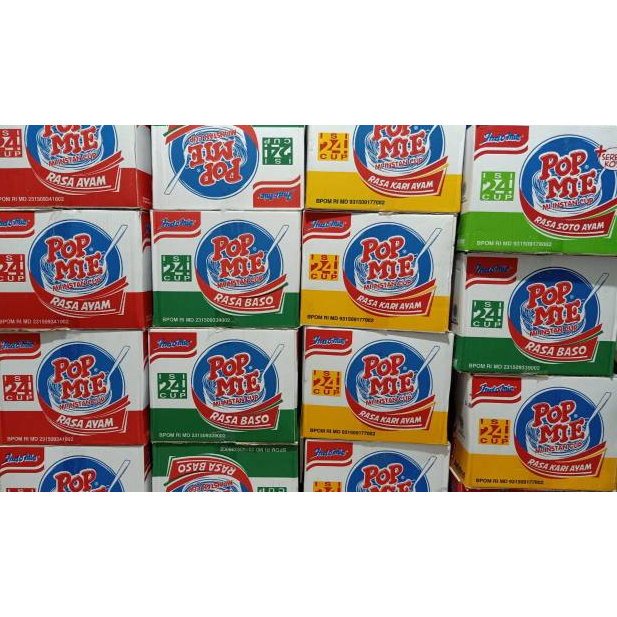 

Pop Mie Aneka Rasa Mie Instan Cup 75 Gram 1 Dus Isi 24 Pcs