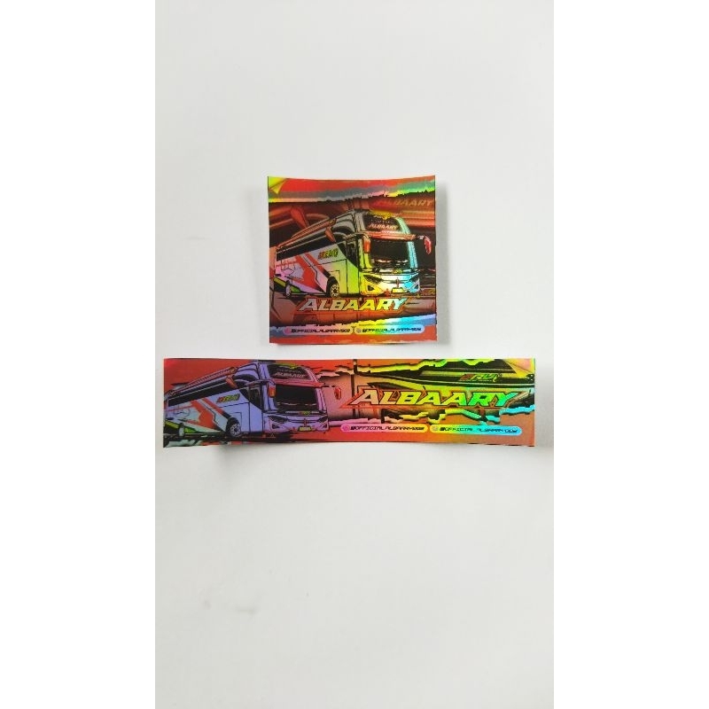 

Stiker Albaary hologram anti air