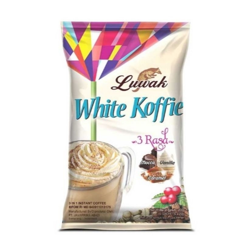 

Luwak White Koffie 3 Rasa 10x20g