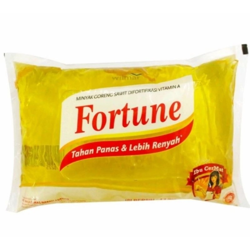 

minyak goreng fortune bantal 1 liter