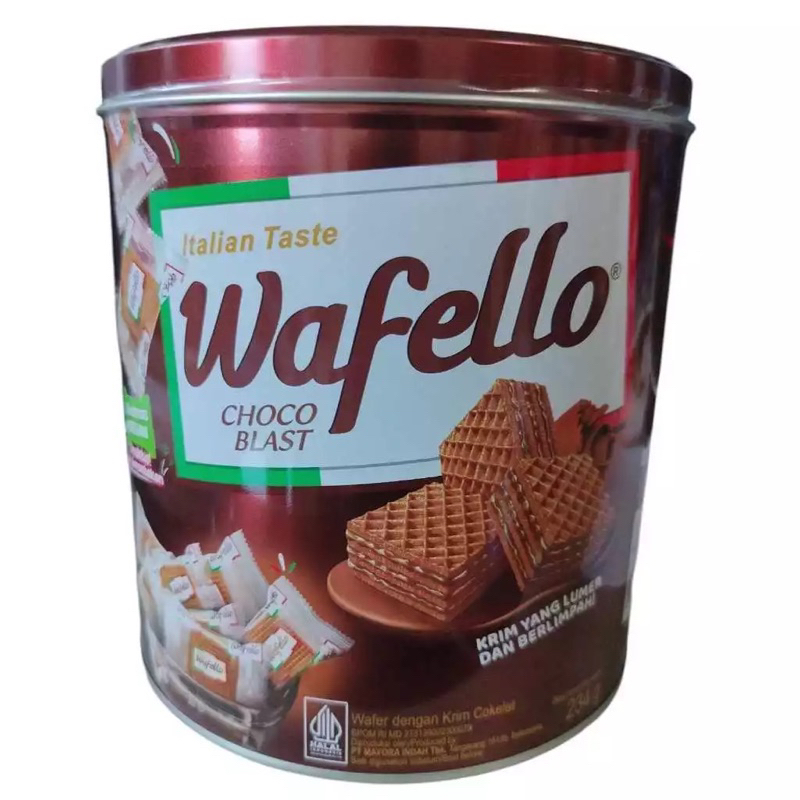 

WAFELLO WAFER COKLAT KALENG 234g