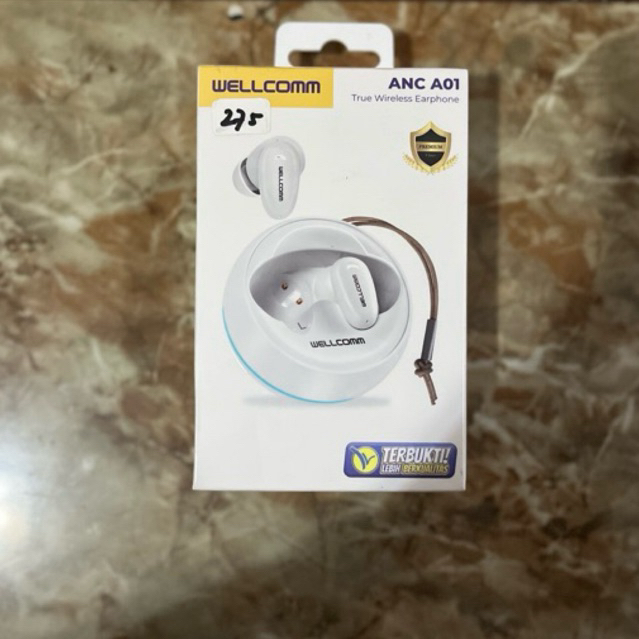 Earphone Bluetooth V51. Wellcomm TWS W-01