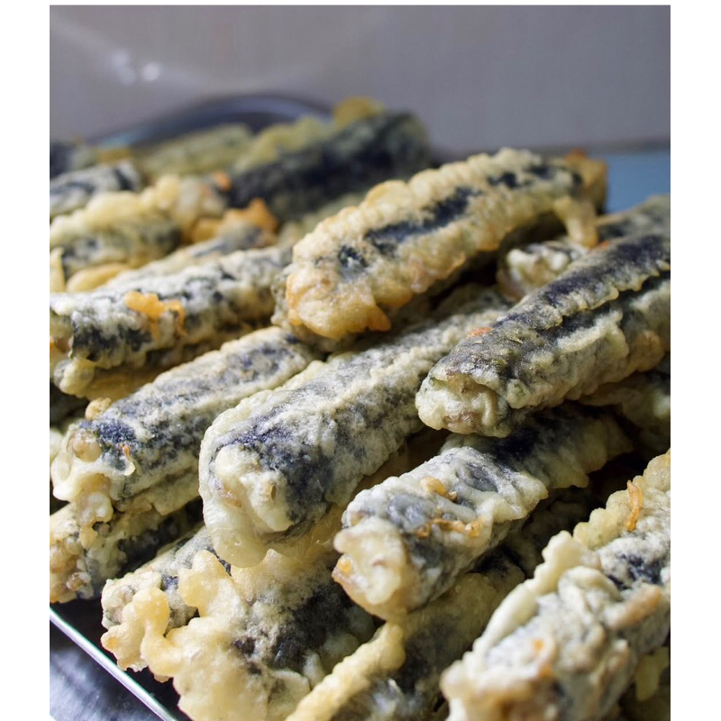 

Gimmari Korean Crispy Fried Seaweed Noodle Rolls Gansikjib Kimmari 김말이
