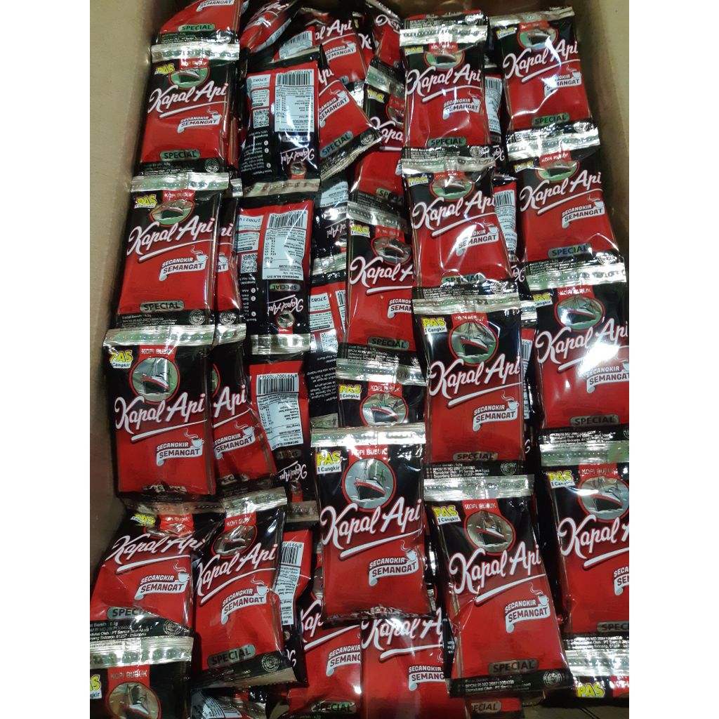 

10 Sachet Kopi Kapal Api Spesial Mini 6 gr Tanpa Gula [1 RENCENG]