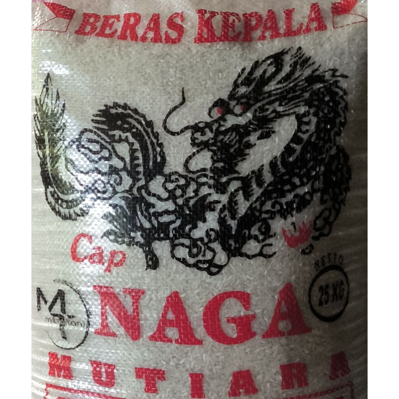 

Beras Kepala Naga Mutiara/ Naga Remin Beras Delanggu