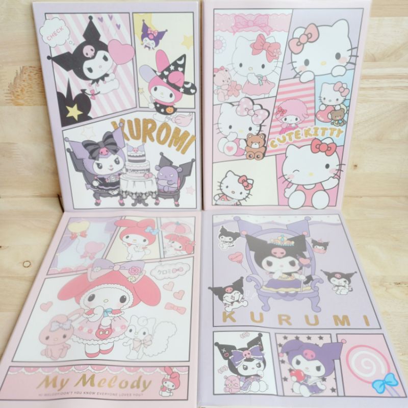 

Buku tulis jumbo sanrio HELLO KITTY MY MELODY KUROMI