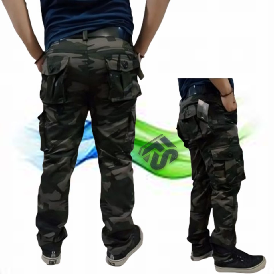 CELANA CARGO LORENG KANTONG AKORDEON GUSSET TERLARIS (TY6544113)