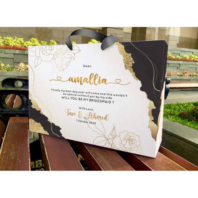 

paperbag bridesmaid murah
