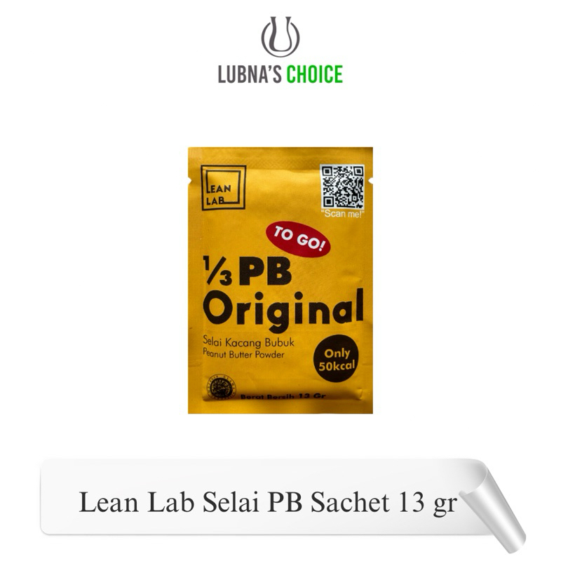 

1 Sachet - Lean Lab Selai Original 1/3 PB 13 Gram