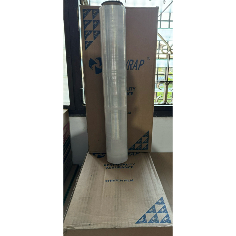 

PLASTIK WRAPPING TRIWRAP 50CM 150M 17MIC STRETCH FILM TRIWRAP BEST QUALITY WRAPING FILM DAYA RENGGANG +/- 300 %