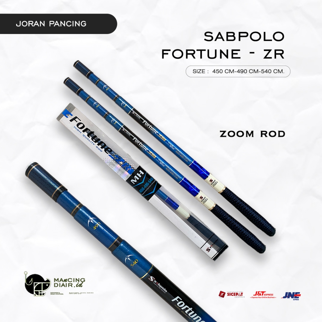Joran Tegek Sabpolo Fortune ZR || Zoom Rod 450-490-540 MH