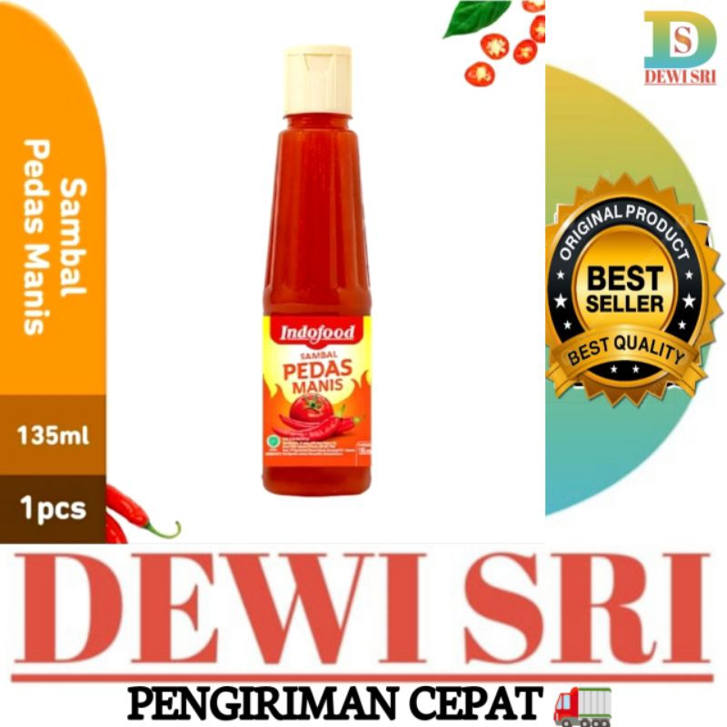 

INDOFOOD SAMBAL PEDAS MANIS Kemasan Botol 135ml