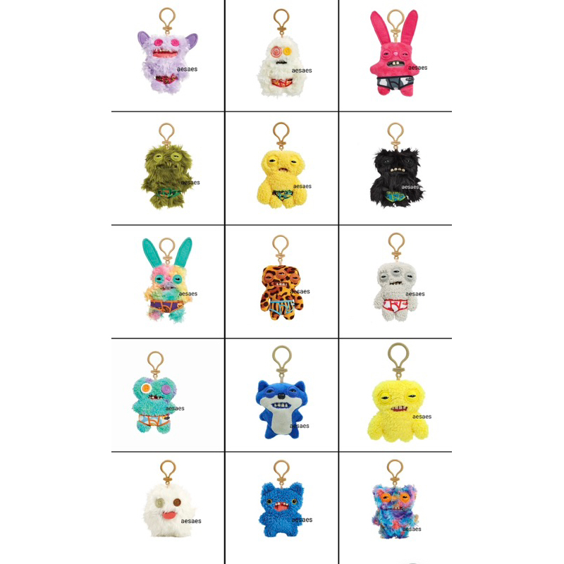 [baca deskripsi] gantungan kunci ganci fuggler keychain key ring fuggler keyring plush ganci funny u