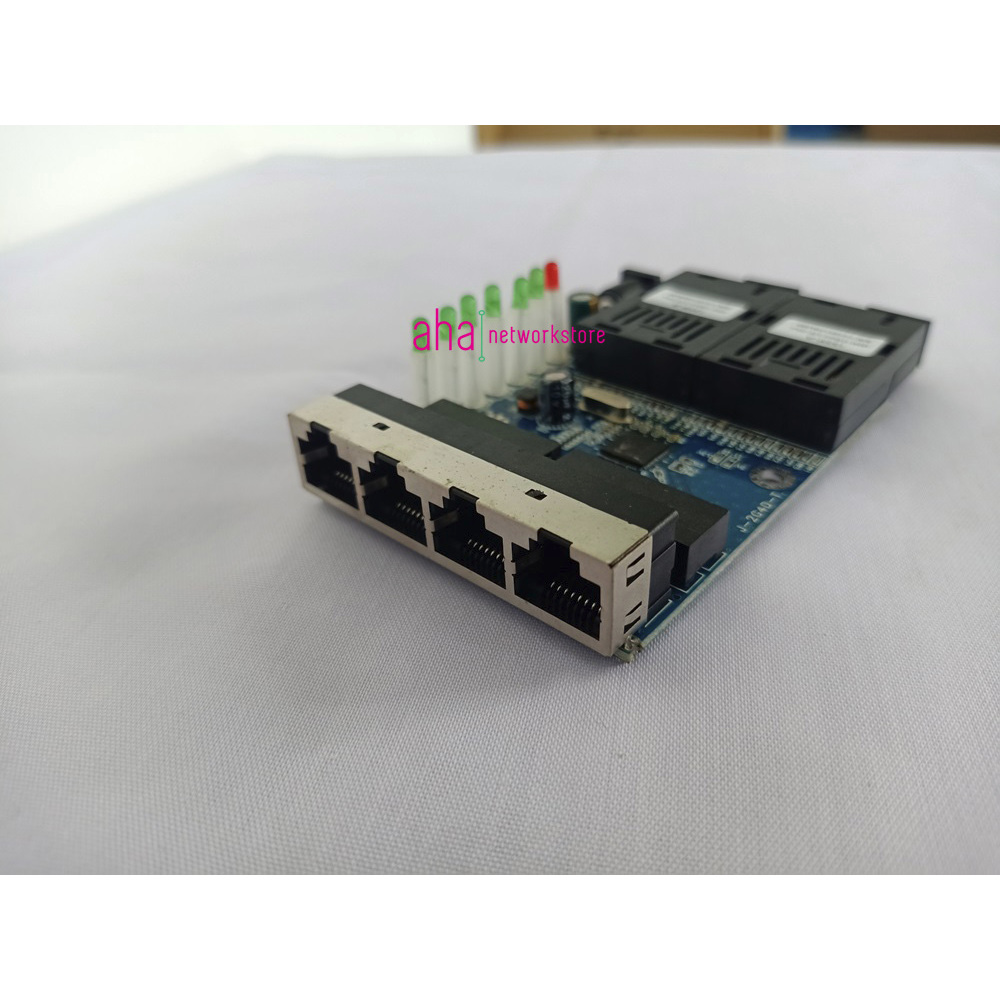 PCBA 2F4E POE BO 2F4E Converter FO 2FO 4Eth POE PCBA Media Converter 2FO 4ETH Board PCBA FO 2F4E POE