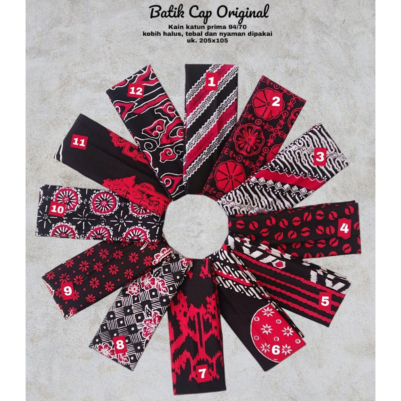 sarung santri sarung santri wanita batik cap tembus katun prima halus