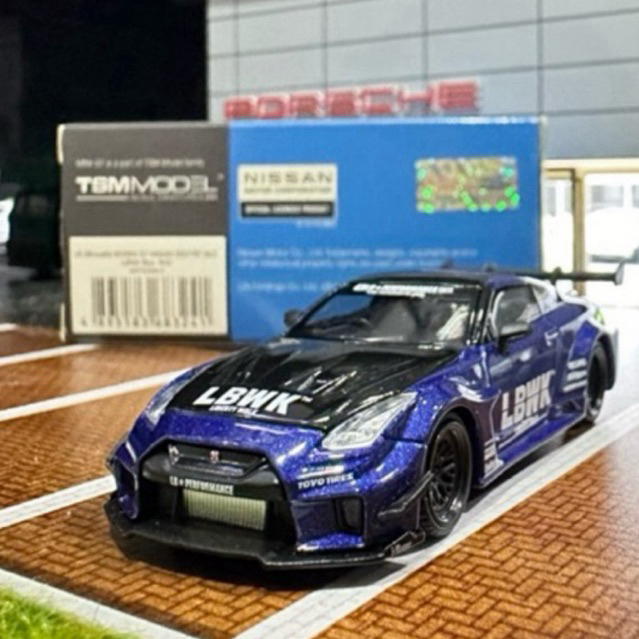 MINI GT 299 - LB-Silhouette WORKS GT NISSAN 35GT-RR Ver.2 LBWK Blue Sealed/ Unsealed