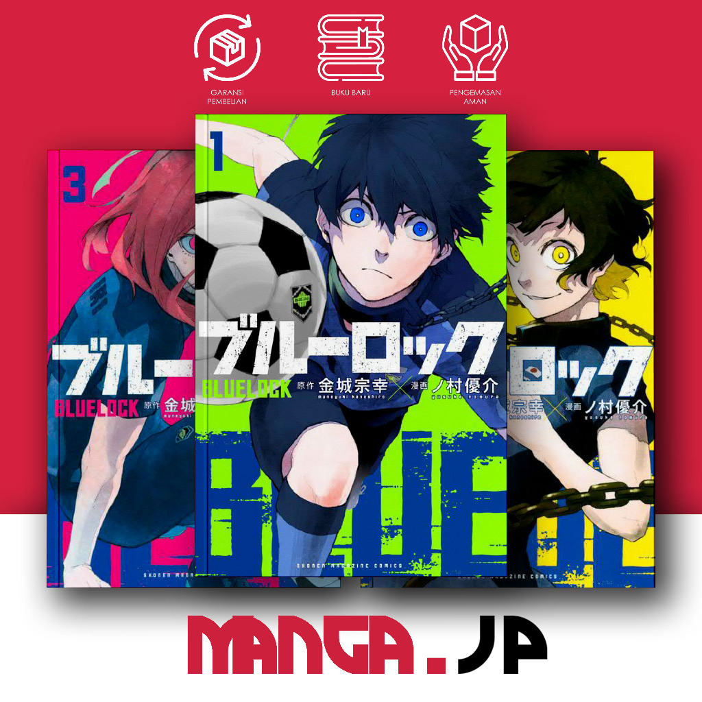 Komik Manga Blue Lock Vol. 1-31 by Yusuke Nomura Bahasa Indonesia