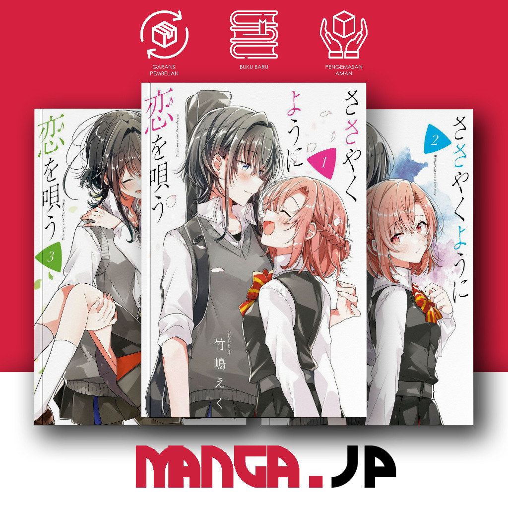 Komik Manga Whispering You a Love Song, Sasayaku You Ni Koi Wo Utau Vol. 1-10 by Takeshima Eku Bahas