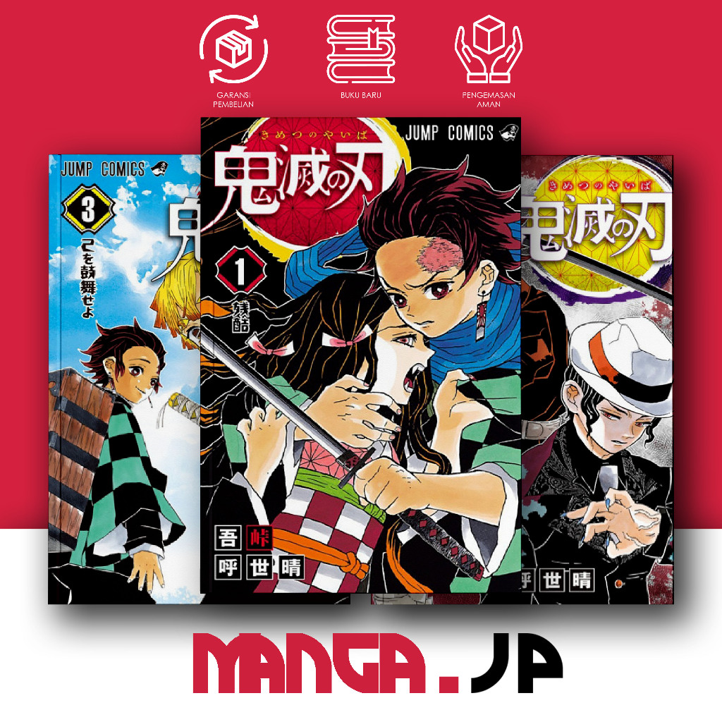 Komik Manga Demon Slayer: Kimetsu no Yaiba Vol.1-23 by Koyoharu Gotouge Bahasa Indonesia
