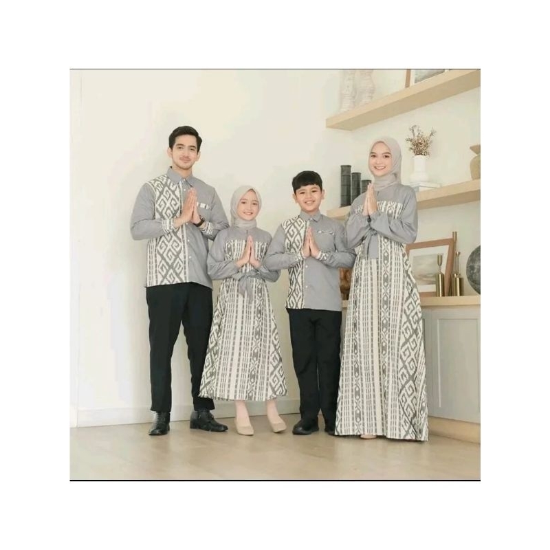 couple tenun - baju couple tenun - couple tenun keluarga - sarimbit tenun - gamis muslim terbaru - g