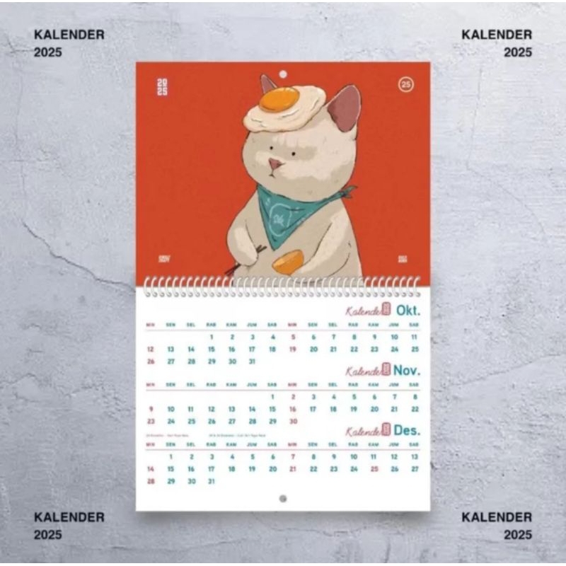 

kalender kucing 2025