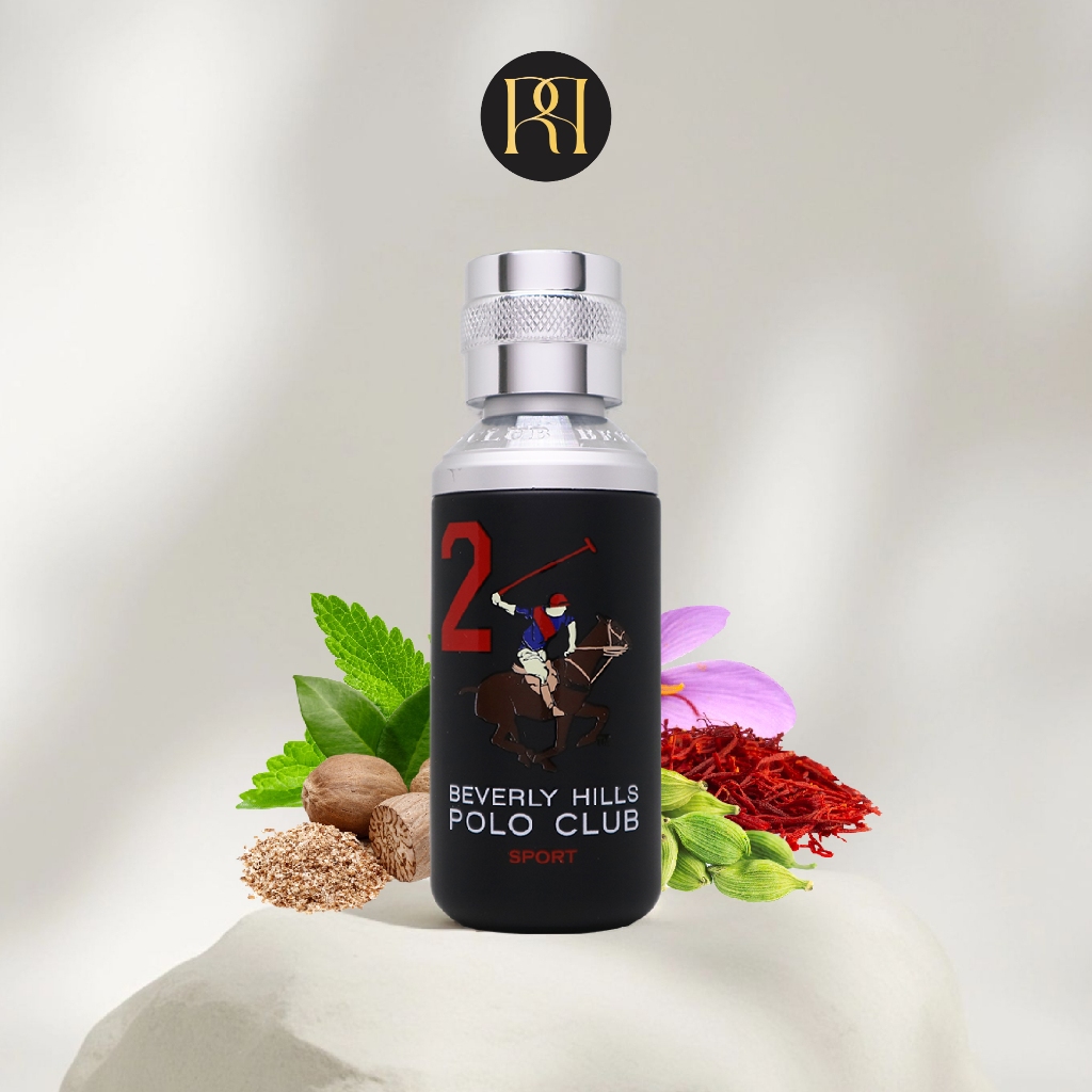 Parfum Pria Beverly Hills Polo Club Sport 2 Man (100 mL) Perfume Cowok Tahan Lama dan Wangi