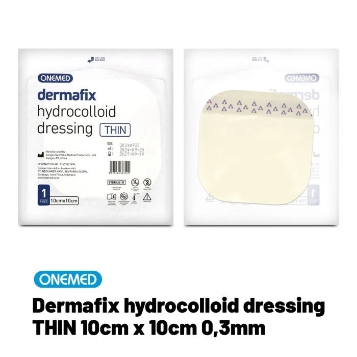 Onemed | Dermafix Hydrocolloid Dressing Thin 0.3 mm | Hydrocolloid Foam Dressing